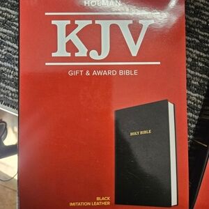 Holman KJV Gift & Award Bible in Red and Black